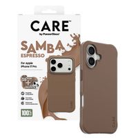 CARE by PanzerGlass Étui tendance Samba avec MagSafe Apple iPhone 17 Pro - Espresso Brown