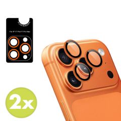 imoshion Protection d'objectif d'appareil photo (pack de 2) Apple iPhone 17 Pro / 17 Pro Max - Orange