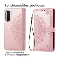 imoshion Etui de télephone Mandala OnePlus Nord CE5 - Rose Doré