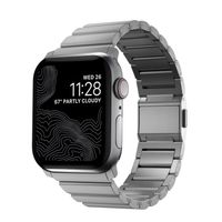 Nomad Bracelet à maillons en titane Apple Watch | 44/45/46/49 mm - Argent