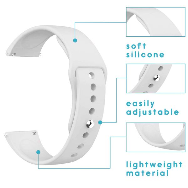 imoshion Bracelet silicone Amazfit GTR - Blanc