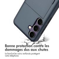 imoshion Coque arrière avec porte-cartes Samsung Galaxy S24 FE - Bleu foncé