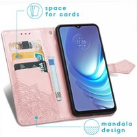 imoshion Etui de téléphone portefeuille Motorola Moto G50 - Rose Champagne