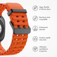 imoshion Bracelet Ocean en silicone Samsung Galaxy Watch Ultra (2024/2025) - Orange