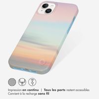 Selencia Aurora Coque Fashion iPhone 14 Plus - ﻿Coque durable - 100 % recyclée - Sky Sunset Multicolor