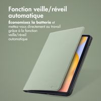 Accezz Coque tablette Classic Samsung Galaxy Tab S6 Lite (2020/2022/2024)  - Vert