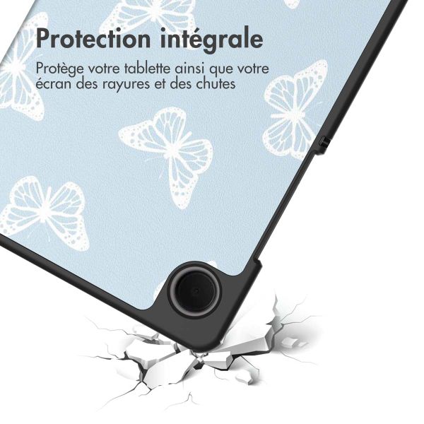 imoshion Coque tablette Design Samsung Galaxy Tab A9 8.7 pouces - Butterfly