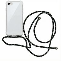 imoshion Coque avec dragonne Apple iPhone SE (2022 / 2020) / 8 / 7 - Noir & Doré