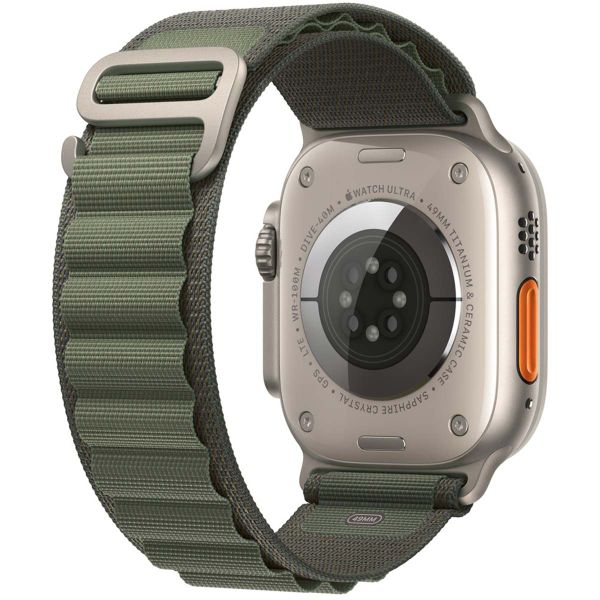 Apple Alpine Loop Band Apple Watch Series 1-10 / SE / Ultra (2) - 42/44/45/46/49 mm - Taille S - Vert