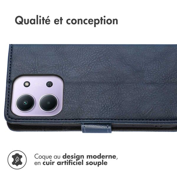 imoshion Étui de télephone portefeuille Xiaomi Redmi 15C (5G) - Bleu foncé