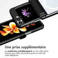 imoshion Coque arrière Rugged Clear avec MagSafe Samsung Galaxy Z Flip 6 - Noir