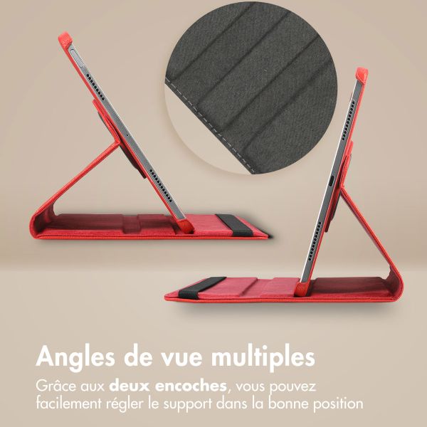 imoshion Coque tablette rotatif à 360° Xiaomi Redmi Pad SE - Rouge