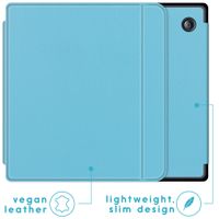 imoshion ﻿Slim Hard Sleepcover avec support Kobo Libra H2O - Bleu clair