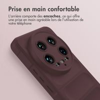 imoshion Coque arrière EasyGrip Xiaomi 14 Ultra - Aubergine