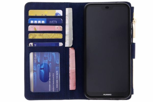 Porte-monnaie de luxe Huawei P20 Lite - Blue foncé