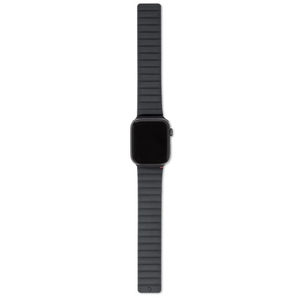 Decoded Silicone Magnetic Traction Strap Lite Apple Watch Series 1-10 / SE / Ultra (2) - 42/44/45/46/49 mm - Charcoal