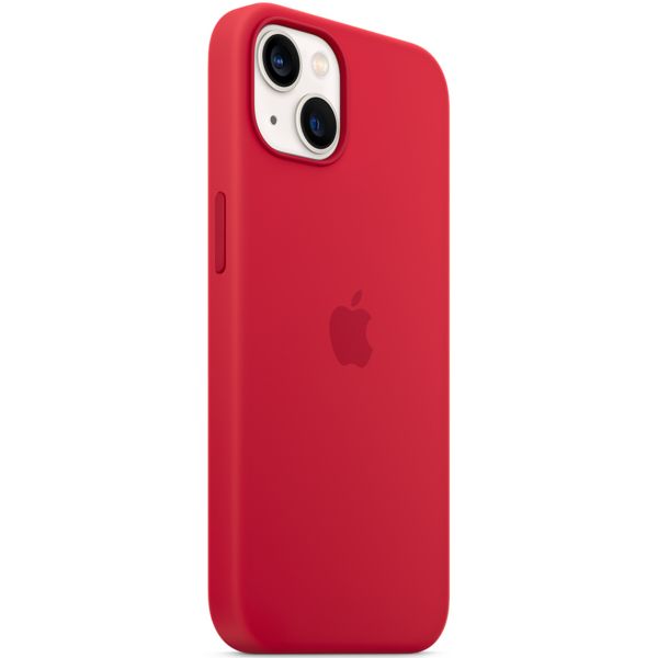 Apple Coque en silicone MagSafe iPhone 13 - Rouge