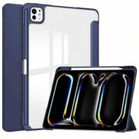 imoshion Coque tablette rigide Trifold Apple iPad Pro 11 (2024) M4 - Bleu foncé