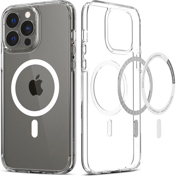 Spigen Coque Ultra Hybrid MagSafe iPhone 13 Pro Max - Transparent