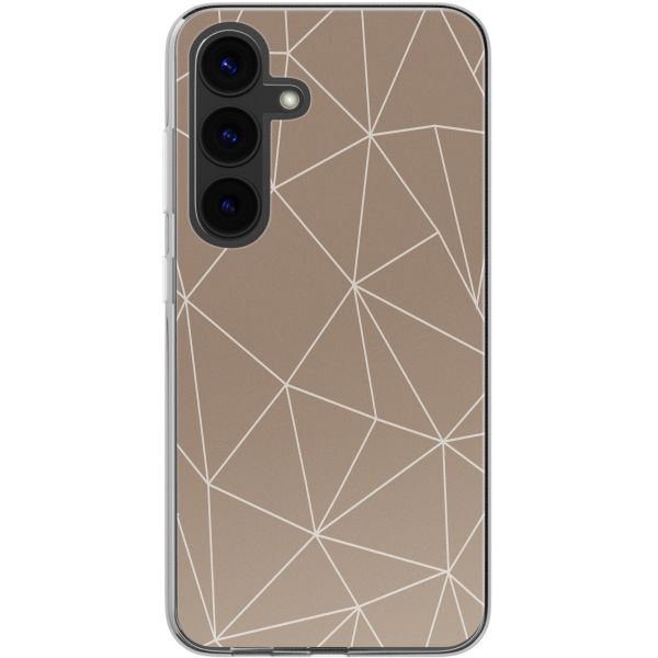 imoshion Coque Design Samsung Galaxy S24 - Graphic Lines Beige