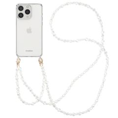imoshion Coque avec dragonne + bracelet Apple iPhone 15 Pro - Perles Cœurs