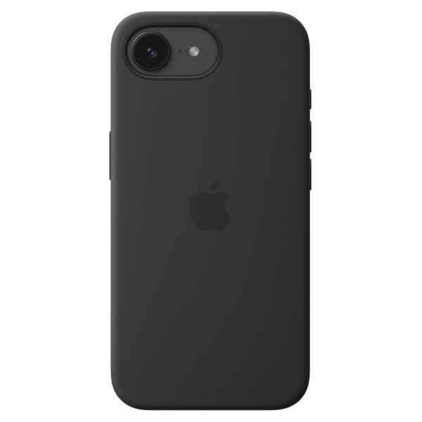 Apple Coque en silicone MagSafe iPhone 16e - Black