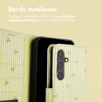 imoshion Étui de télephone portefeuille Design Samsung Galaxy S25 FE - Garden Stripes