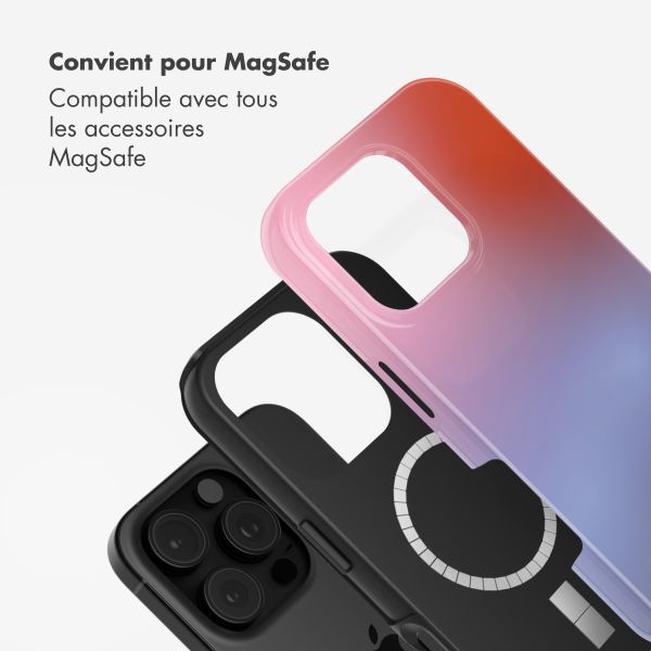 Selencia Coque arrière Vivid avec MagSafe Apple iPhone 16 Pro - Gradient Soft Blush