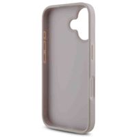 Guess Coque 4G Metal Logo Backcover Apple iPhone 16 - Rose