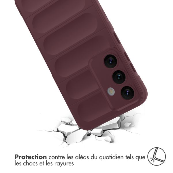 imoshion Coque arrière EasyGrip Samsung Galaxy S24 - Aubergine 