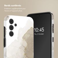 Selencia Coque arrière Vivid Tough Samsung Galaxy A15 (5G/4G) - Marble Light Brown