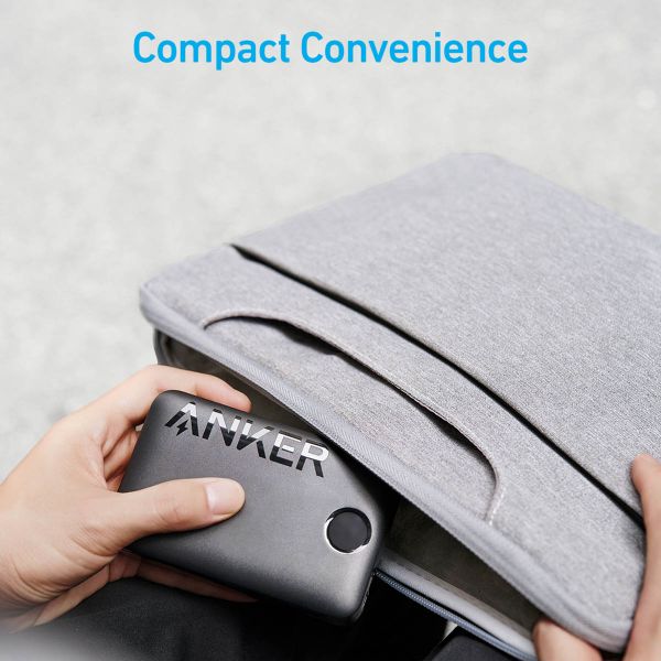 Anker Anker 335 PowerCore Powerbank 20.000 mAh avec câble USB-C intégré - Noir