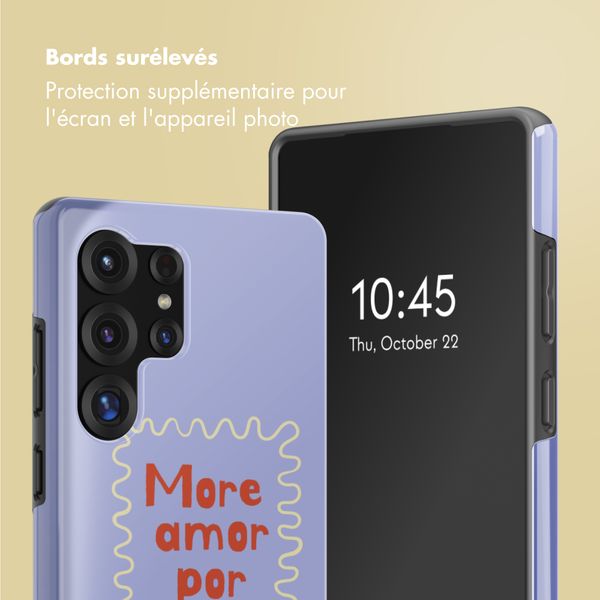 Selencia Coque arrière Vivid Samsung Galaxy S25 Ultra - More Amor