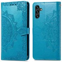 imoshion Etui de téléphone portefeuille Mandala Samsung Galaxy A25 (5G) - Turquoise