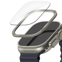Ringke Bezel Styling + Protection d'écran Apple Watch Ultra - 49 mm - Knurling Titanium