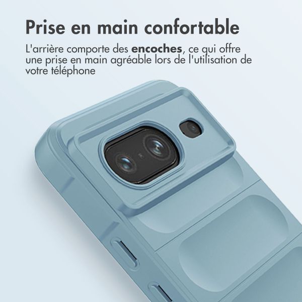 imoshion EasyGrip Backcover Google Pixel 8 - Bleu clair