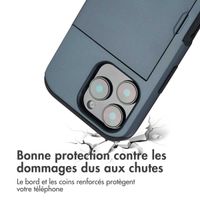 imoshion Coque arrière avec porte-cartes Apple iPhone 16 Pro - Bleu foncé