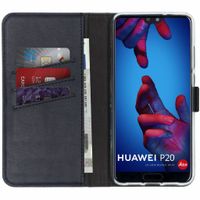 Selencia Étui de téléphone en cuir véritable Huawei P20