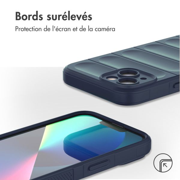 imoshion Coque arrière EasyGrip iPhone 13 - Bleu foncé