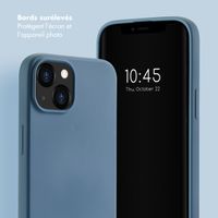 Selencia Coque avec dragonne de luxe iPhone 13 - Bleu