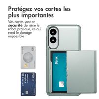 imoshion Coque arrière avec porte-cartes Samsung Galaxy S25 Edge - Vert