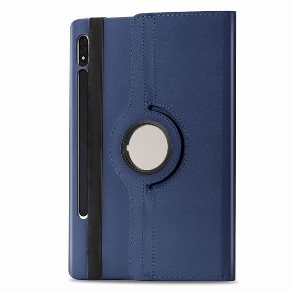 imoshion Coque tablette rotatif à 360° Galaxy Tab S8 Plus / S7 Plus / S7 FE 5G - Bleu