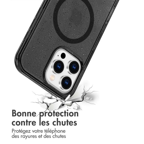 imoshion Coque Sparkle avec MagSafe iPhone 16 Pro - Paillettes Noir