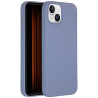 Accezz Coque Liquid Silicone avec MagSafe iPhone 15 Plus - Lavender Grey