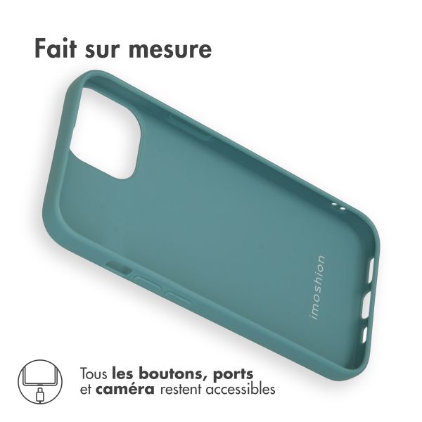 imoshion Coque Couleur iPhone 14 - Vert foncé