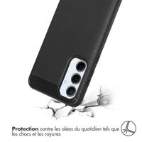 imoshion Coque Brushed Samsung Galaxy A55 - Noir