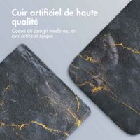 imoshion Étui á rabat Pocketbook Touch Lux 5 / HD 3 / Basic Lux 4 / Vivlio Lux 5 - Black Marble