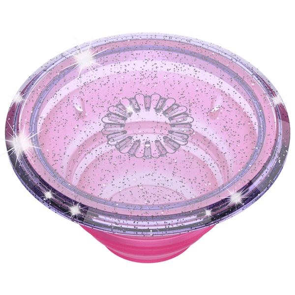 PopSockets PopGrip - Amovible - Transculent Glitter Lavender