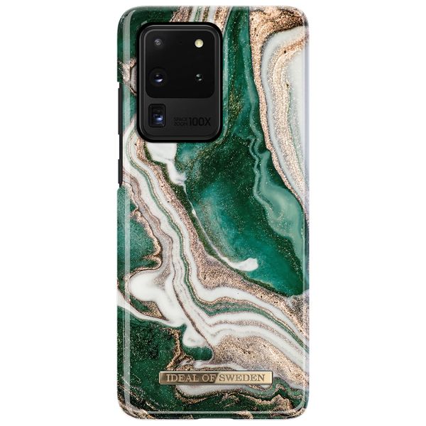 iDeal of Sweden Coque Fashion Samsung Galaxy S20 Ultra - Golden Jade Marble