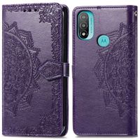 imoshion Etui de téléphone portefeuille Mandala Motorola Moto E20 - Violet